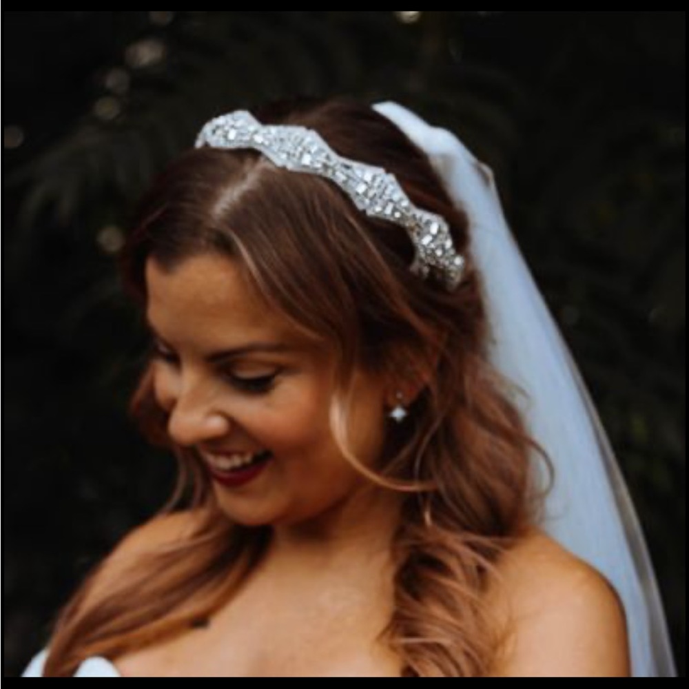 Bridal headband from BHLDN